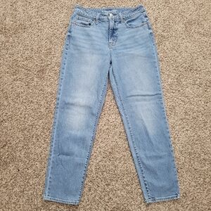 Old Navy High Rise OG Straight Jeans Lilo Blue Denim Size 6 Regular